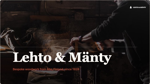 The Lehto and M&auml;nty cover: a workshop bench room in morning light